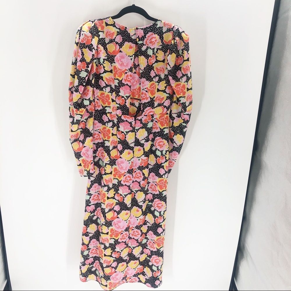 Topshop Pastel Dream Puff Sleeve Dress Sz 6 - Picture 7 of 9